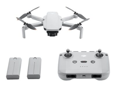 DJI Mini 2 SE, controller og batterier